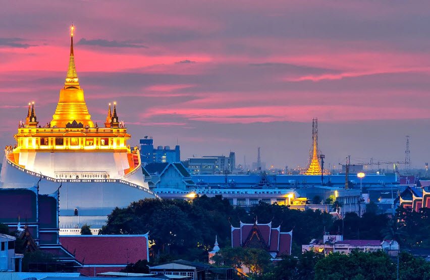 Wat Saket (Golden Mount), Bangkok, Thailand